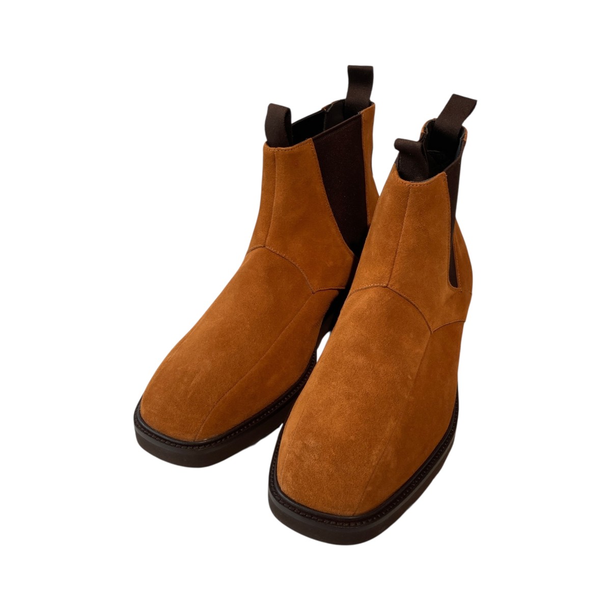 【中古】Needles　SQUARE TOE CHELSEA BOOT サイドゴアブーツ キャメル サイズ：42 【240725】（ニードルズ）画像