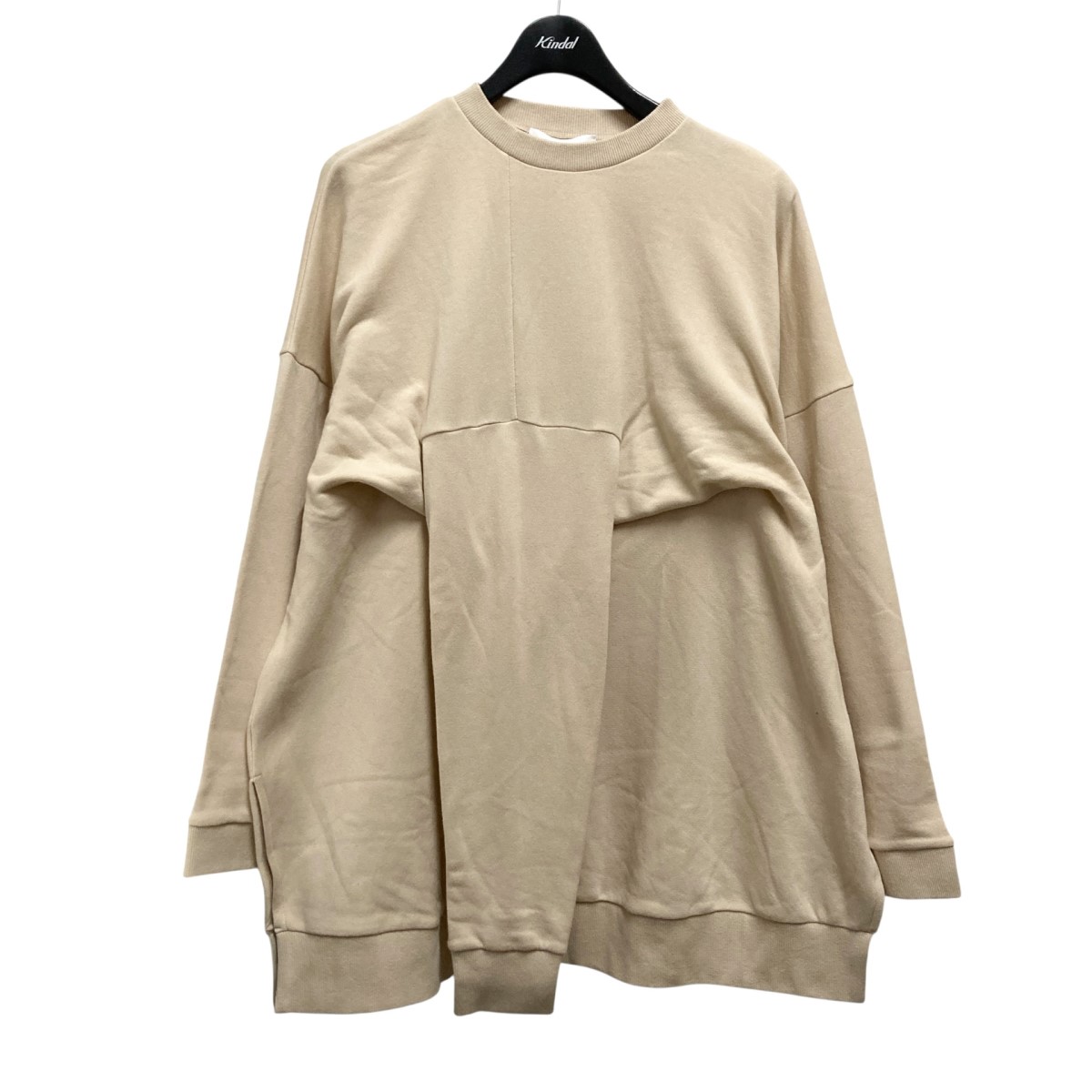 ENFOLD RAFFLE-SLEEVES PULLOVER スウェット ENFOLD(エンフォルド) RAFFLE-SLEEVES PULLOVER クルーネック