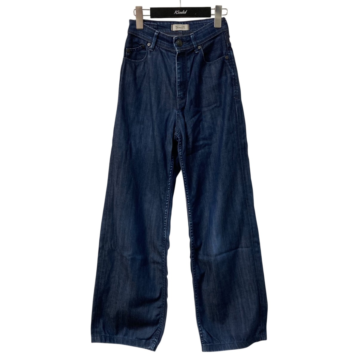 楽天市場】【中古】YANUK LYDIA カットオフワイドデニムパンツ