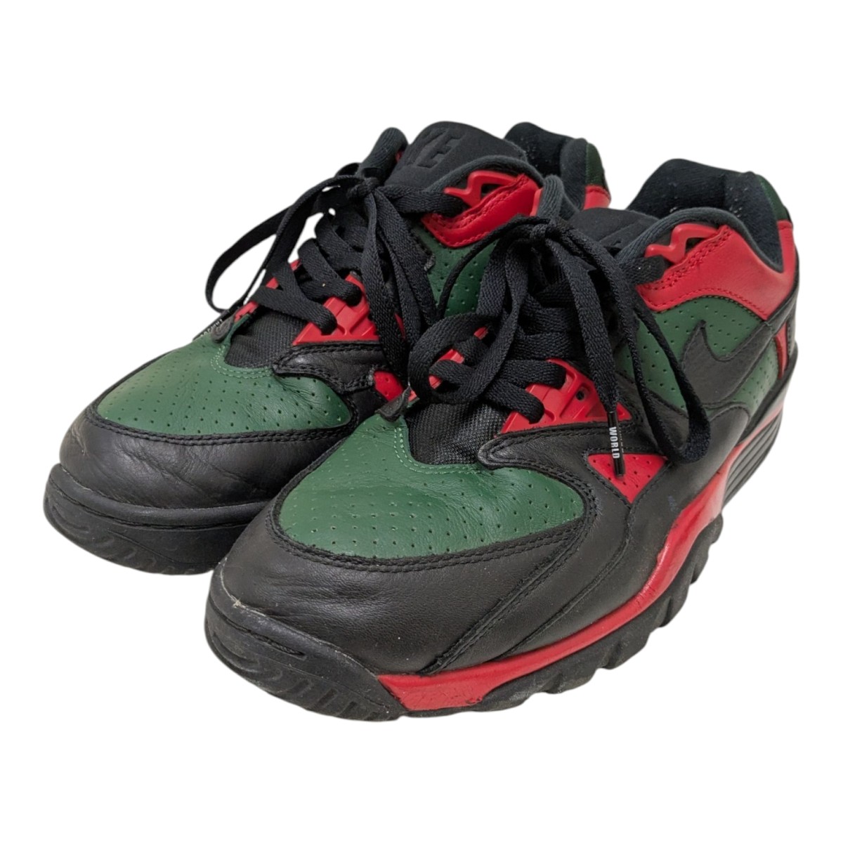 【中古】 NIKE Air Cross Trainer 3 Low Black ローカットスニーカー CJ5291-001 ブラック×グリーン×レッド サイズ：28.5cm 【価格見直し】