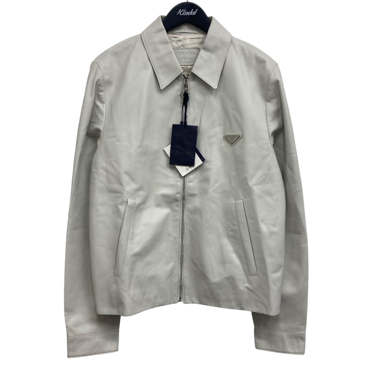 楽天市場】極美品 PRADA プラダ ナッパレザー ボンバージャケット