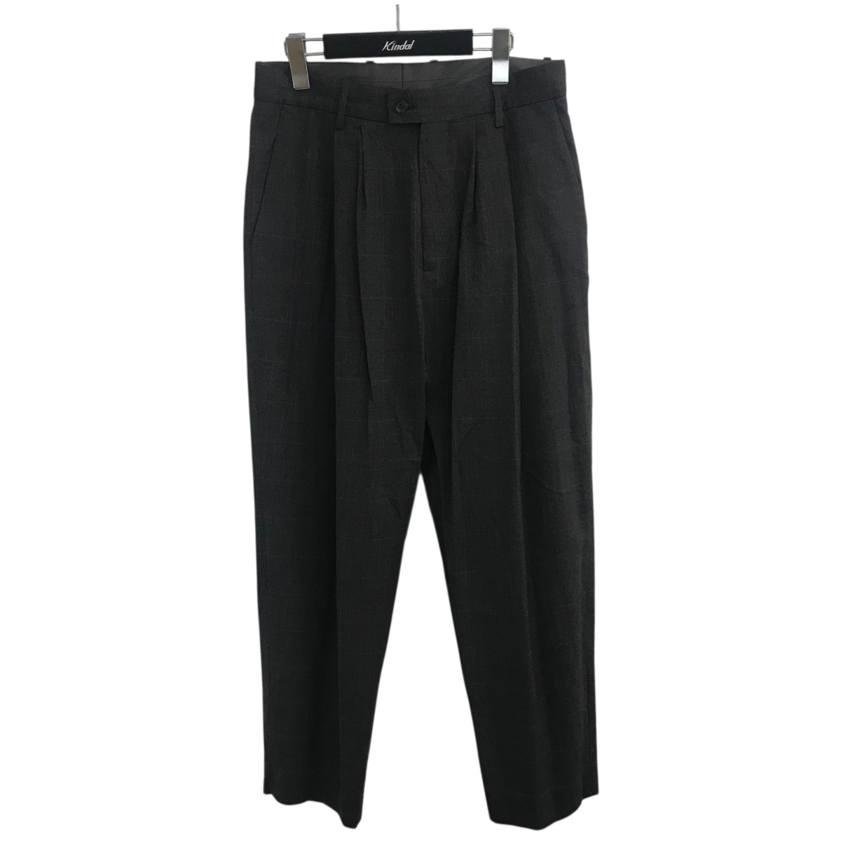 パンツ stein WIDE TROUSERS A/Glen check ssstein / シュタイン】OVERTUCKED EXTRA WIDE TROUSERS - GLEN