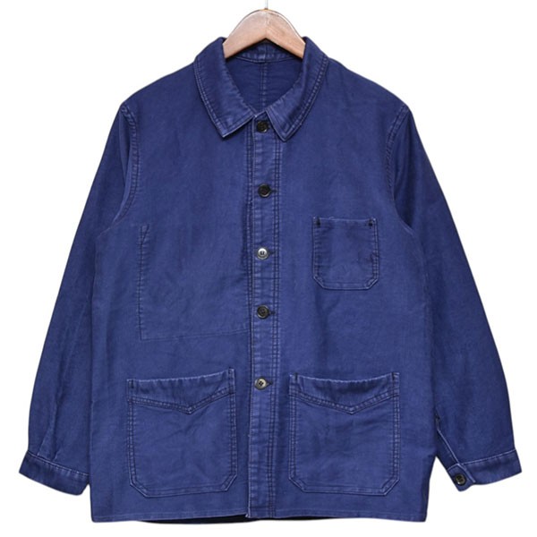 【中古】VINTAGEMoleskin Work Jacket モールスキンワークジャケット ネイビー サイズ:表記なし【価格見直し】|ブランド古着のカインドオル