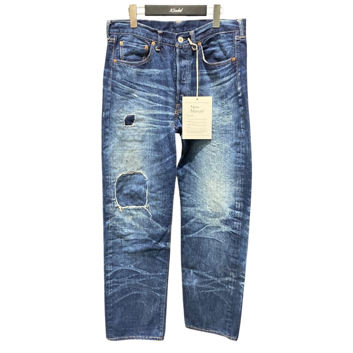 New Manual ニューマニュアル　デニム　1942 LV JEANS New Manual ニューマニュアル #002 1942 LV JEANS ONE-WASHED 12