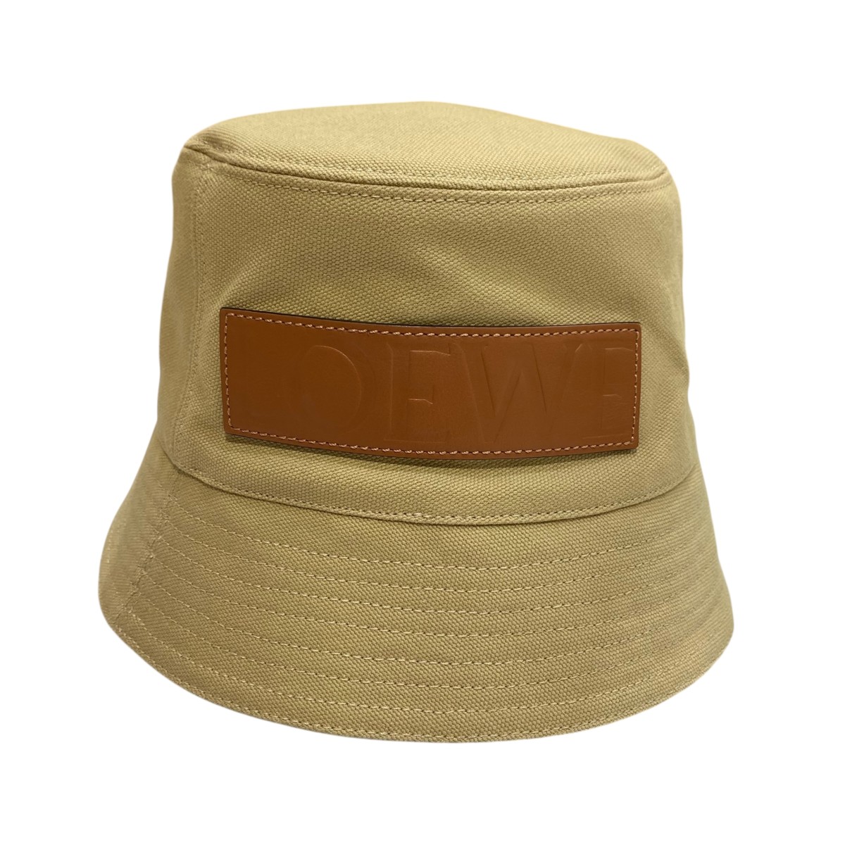 【中古】LOEWE&times;Paula&rsquo;s Ibizaバケットハット 1724429 ベージュ サイズ：57【価格見直し】｜ブランド古着のカインドオル