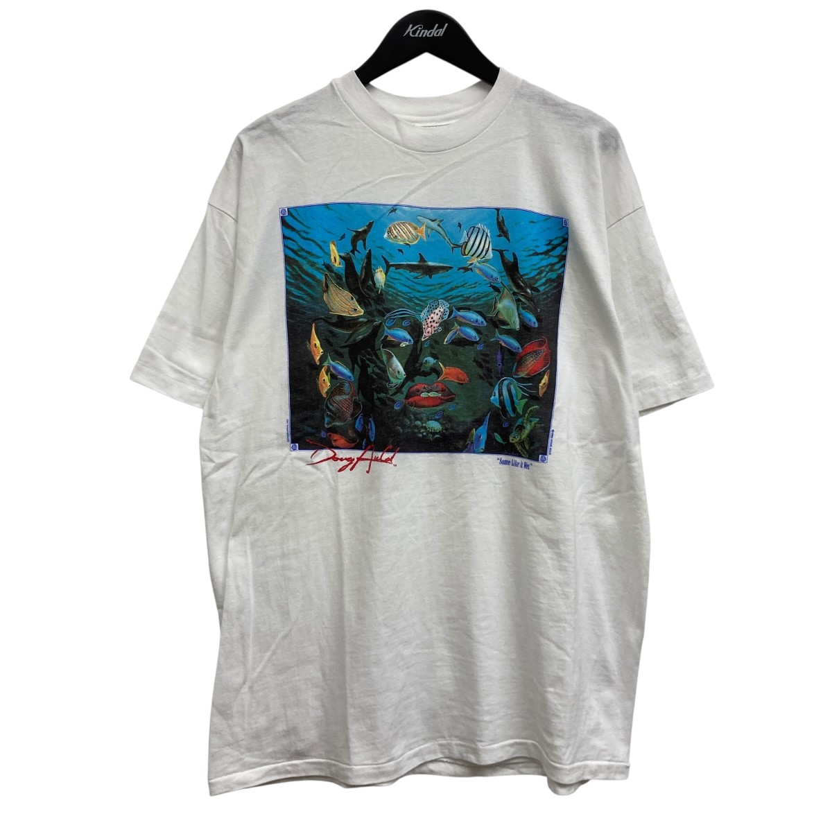 【中古】\u003cBR\u003eHanes\u003cBR\u003ec1992 DOUG AULD Marilyn Monroe Art Tee ヴィンテージプルオーバー 白いこと 大きさ：XL\u003cBR\u003e【通貨価値思いなおす】