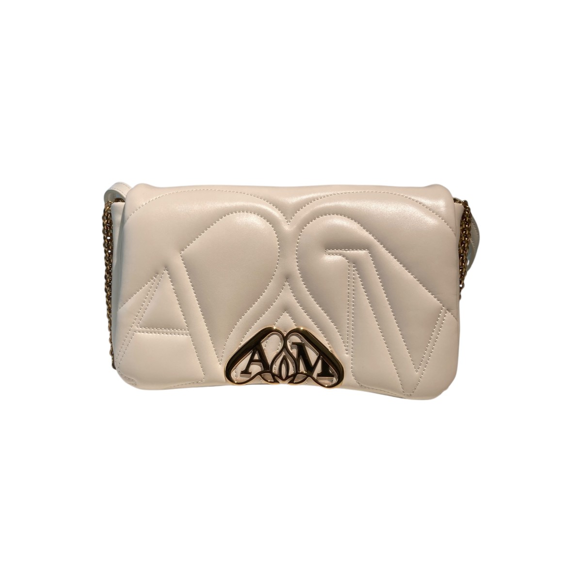【中古】\u003cBR\u003eALEXANDER McQUEEN\u003cBR\u003eTHE SEAL BAG ショルダーバッグ 527142-Z5Z375 象牙色\u003cBR\u003e【必要経費思いかえす】 バッグ・小物・ブランド雑貨-その他