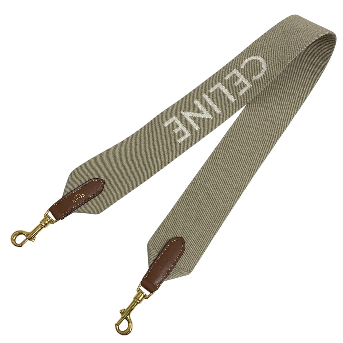 セリーヌ CELINEジャカード ロングストラップ/ウール 49S012AEP.03BW  