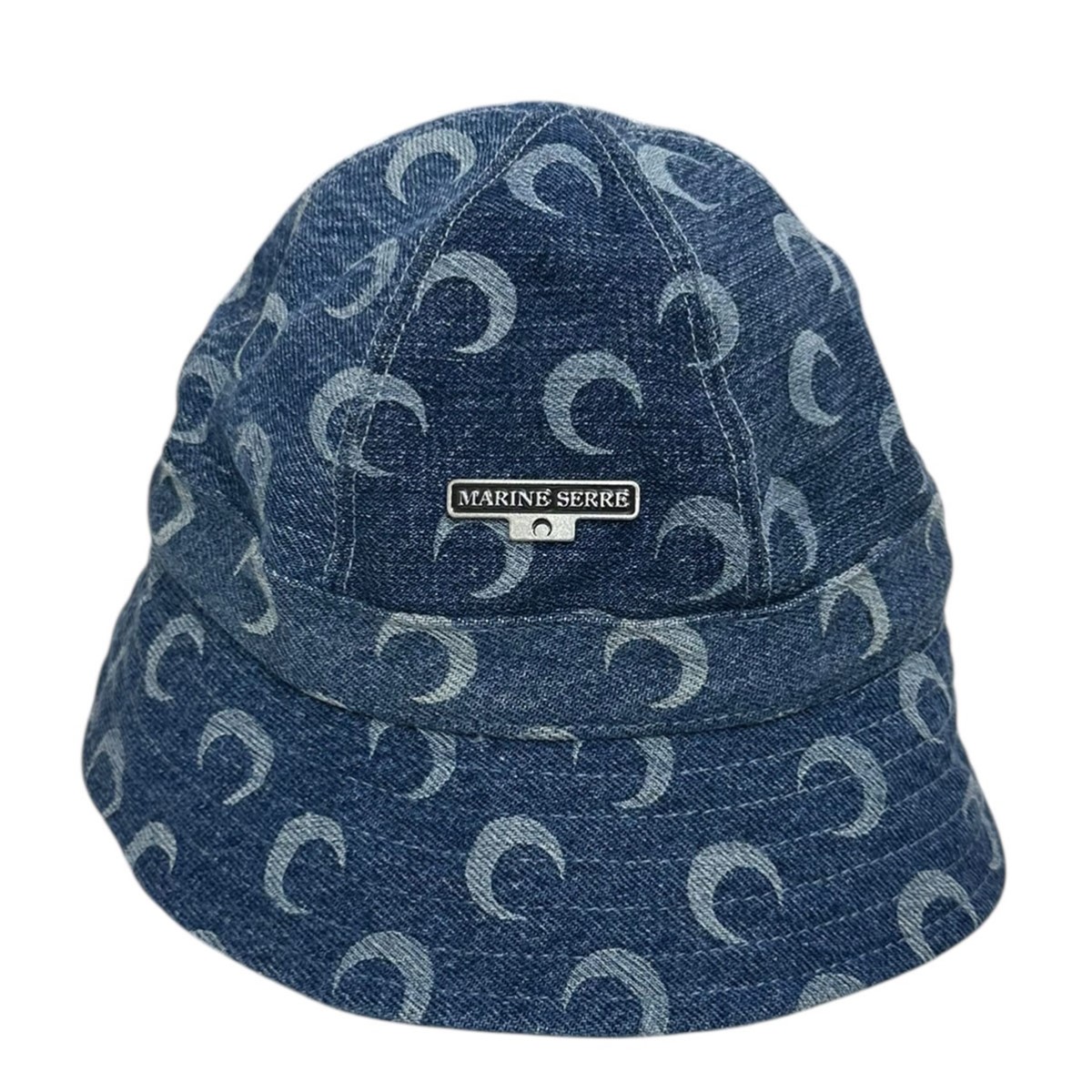 【中古】 marine serre　 ムーンレーザーデニムバケットハット ca．1990-2000／20AW インディゴ サイズ：S/M 【280725】（マリーンセル） 12,454円