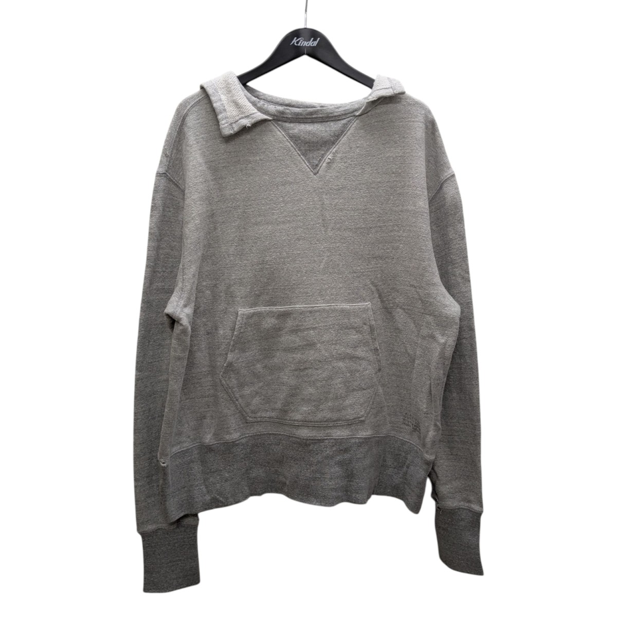 【中古】Maison Margiela 1 1025SS ユーズド加工後付けパーカー S50GU0231 M25015 ライトグレー サイズ：M【価格見直し】｜ブランド古着のカインドオル