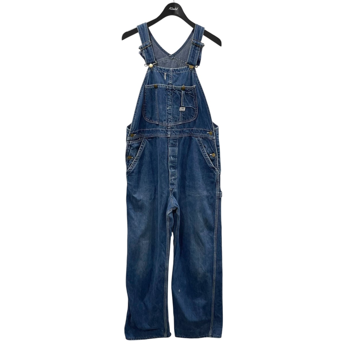楽天市場】【中古】LEE JELT DENIM リーオーバーオール 古着 W40