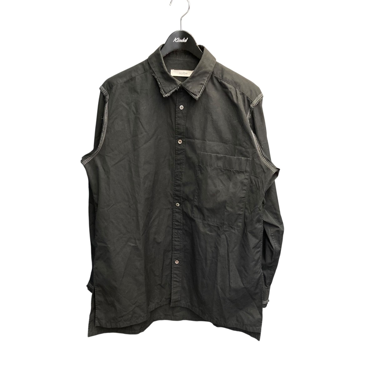 【UJOH/ウジョー】6 BW Slit ベスト UJOH / W Zip-up Vest - good LIFE STORE