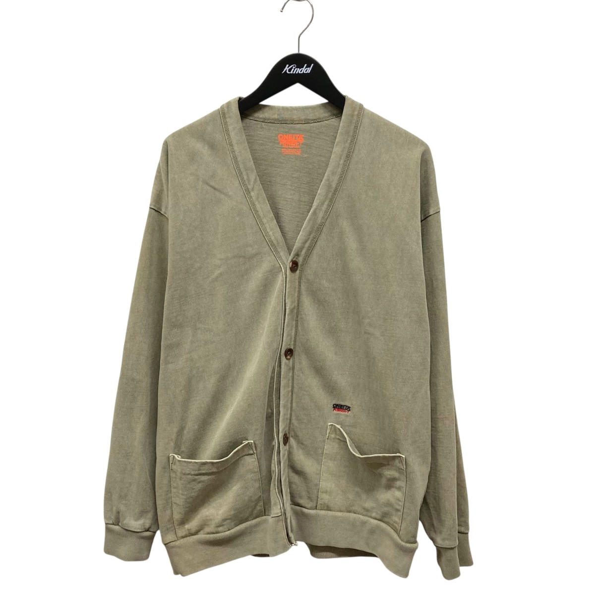【中古】<br>ONEITA<br>カーディガン 2223-023ON オリーブ サイズ：L<br>【価格見直し】