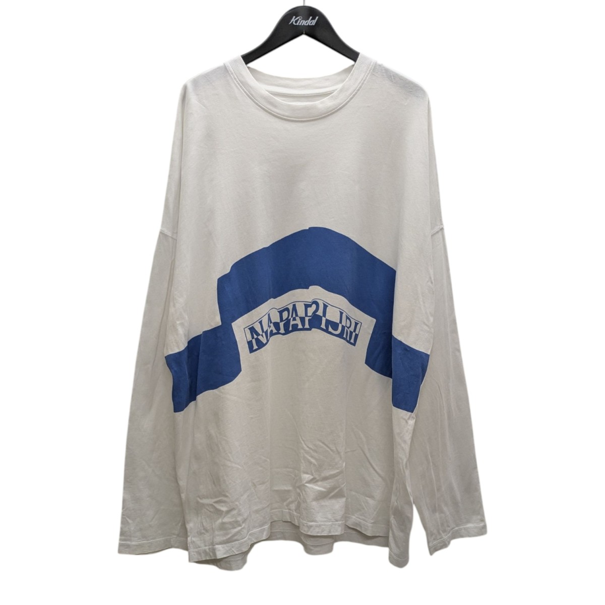【中古】 Martine rose×NAPA オーバーサイズロングスリーブTシャツ ホワイト サイズ：3 【価格見直し】