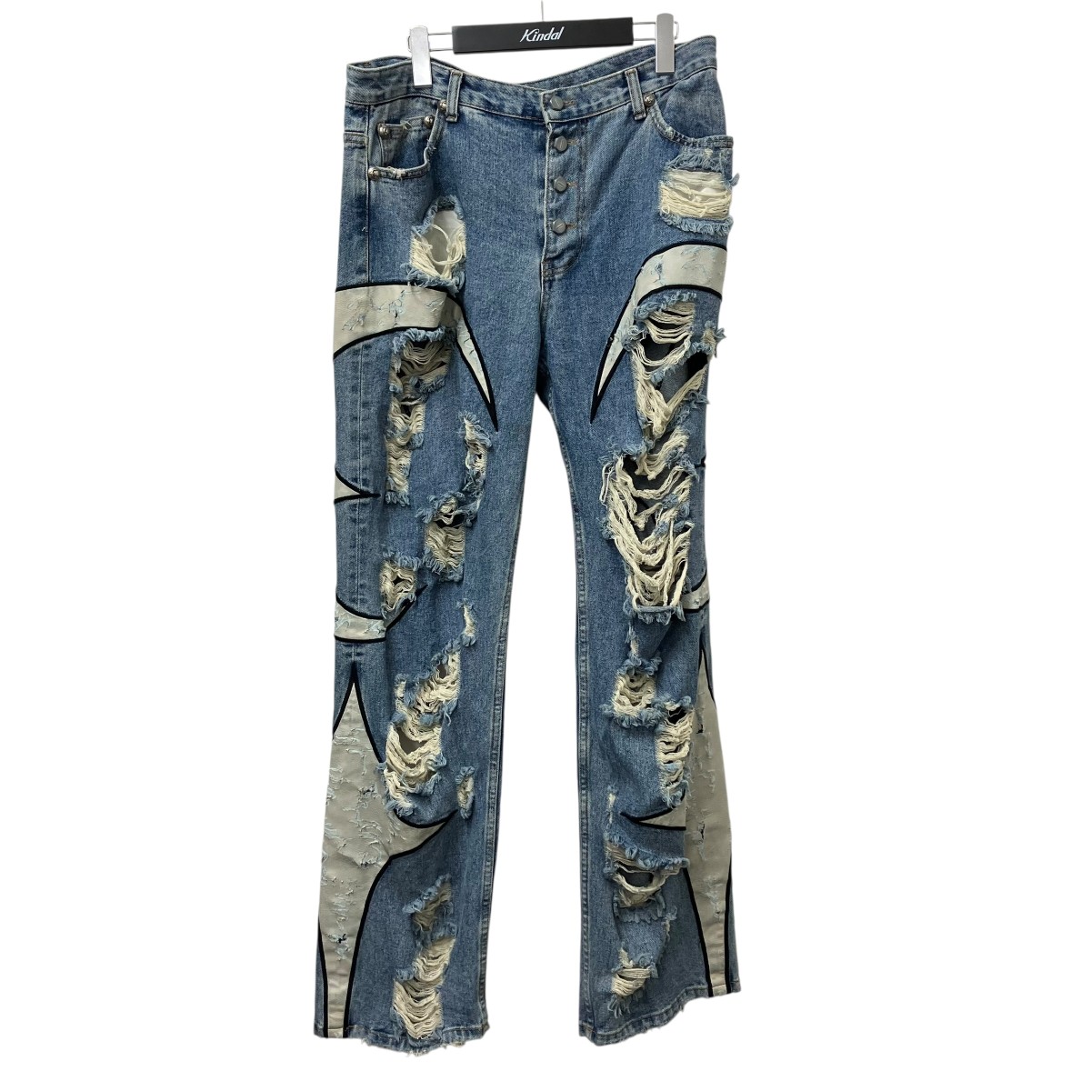 サグクラブ デニムパンツ ニキ着用モデル THUG CLUB Tribal Tree Denim Pants ニキ着用 - メルカリ