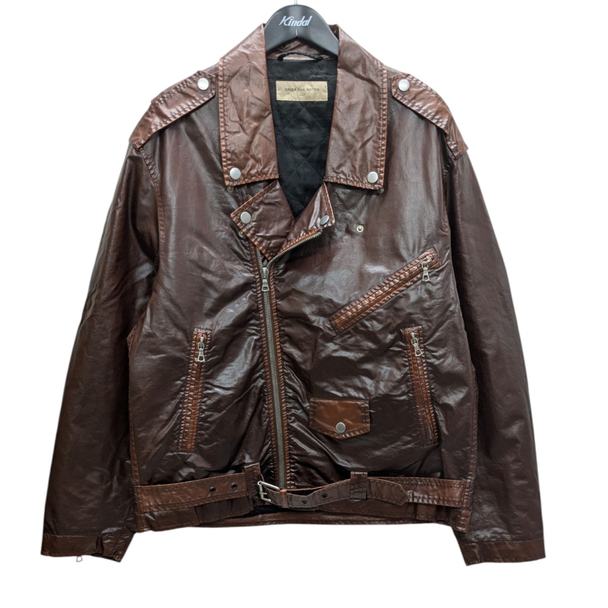 LANVIN　ランバン　ジャケット　マルタンマルジェラ　ドリスヴァンノッテン DRIES VAN NOTEN | LANVERS LEATHER BOMBER JACKET 革ボンバー