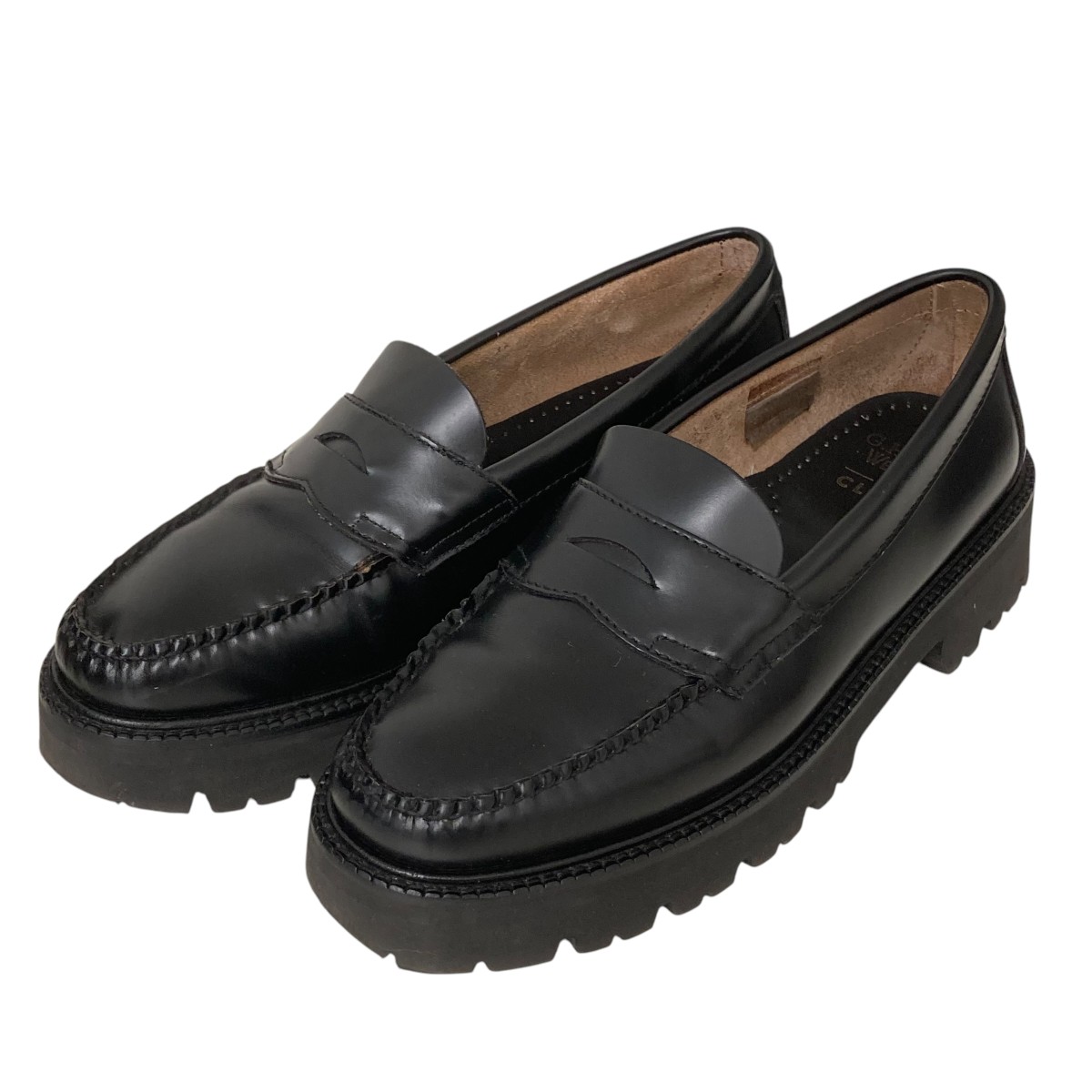 【中古】 G．H．BASS ローファー BA94834 ブラック サイズ：7.5(25.0cm相当） 【価格見直し】