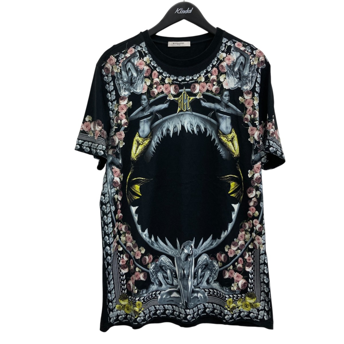 【中古】 GIVENCHY プリントTシャツ ブラック サイズ：M 【価格見直し】