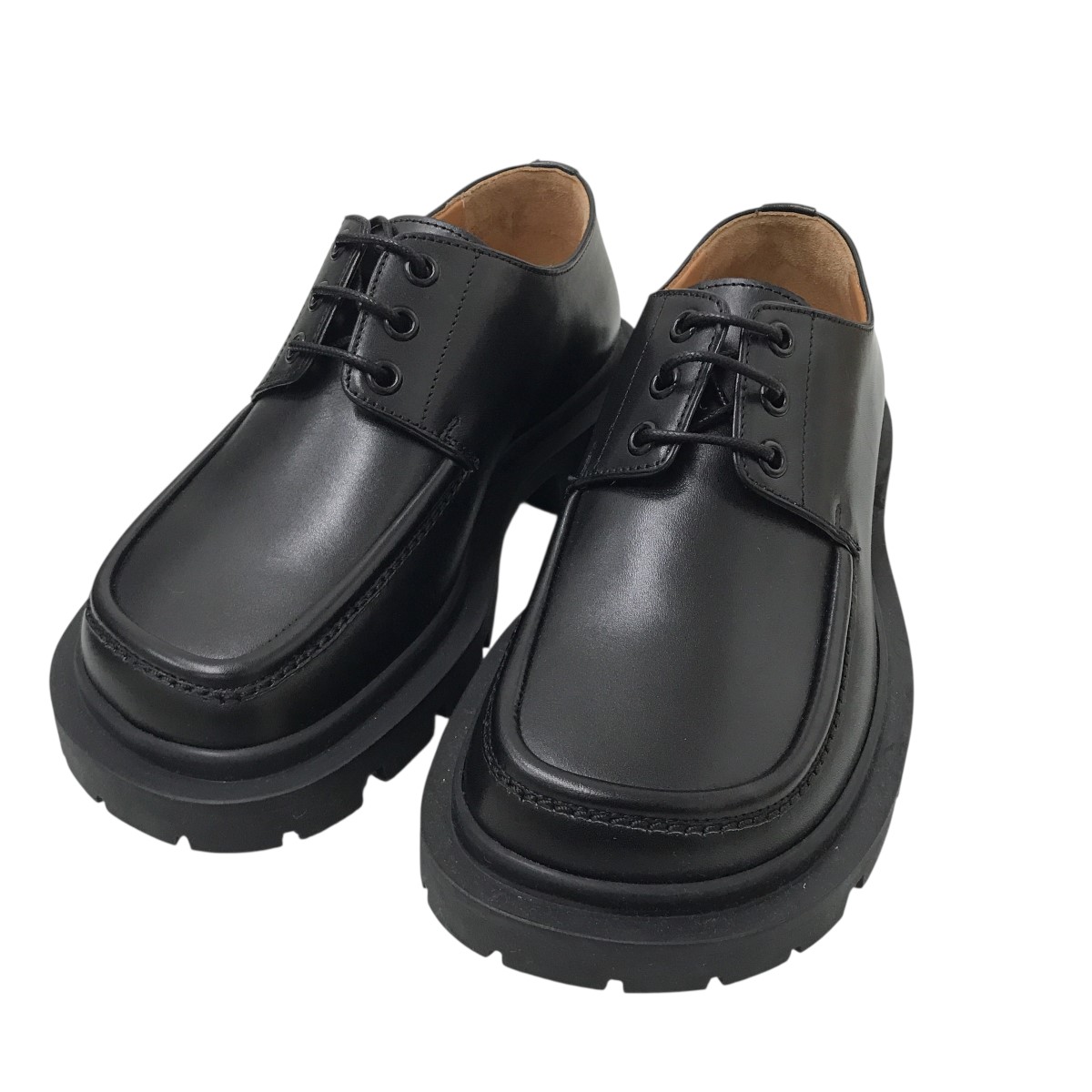 【中古】Maison Margiela なめし革シューズ S58WQ0133 黒いこと 大きさ：36 【020825】（メゾンマルジェラ）