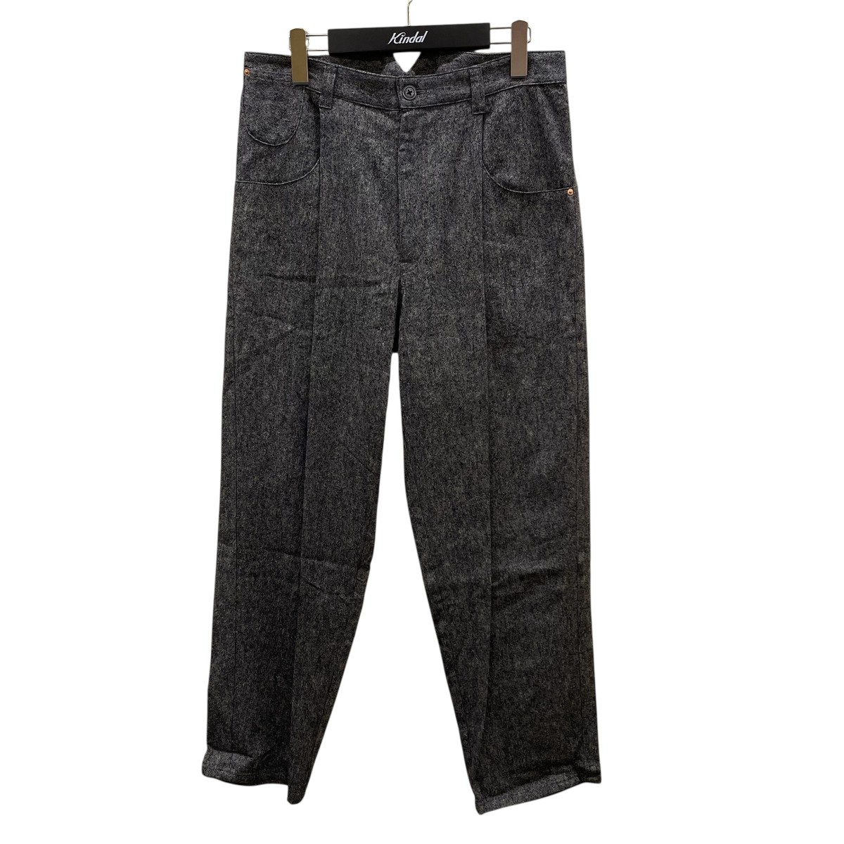 【中古】 URU　 1 tuck pants スラックス 25SLSC02 グレー サイズ：2 【150426】（ウル）
