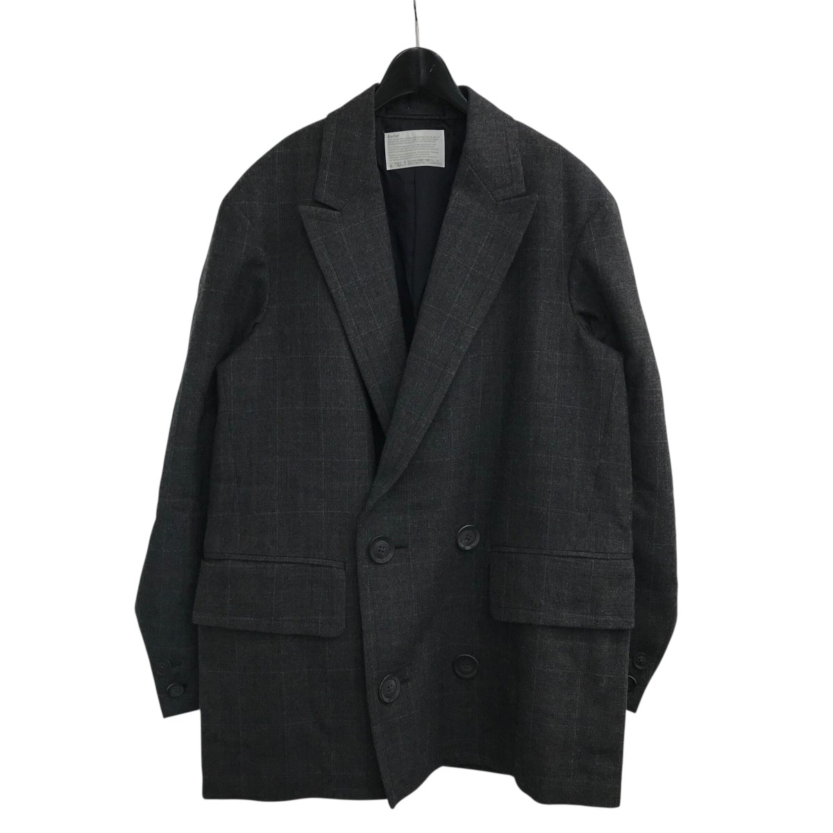 楽天市場】kolor カラー 23AW チェック柄 ダブルブレスト