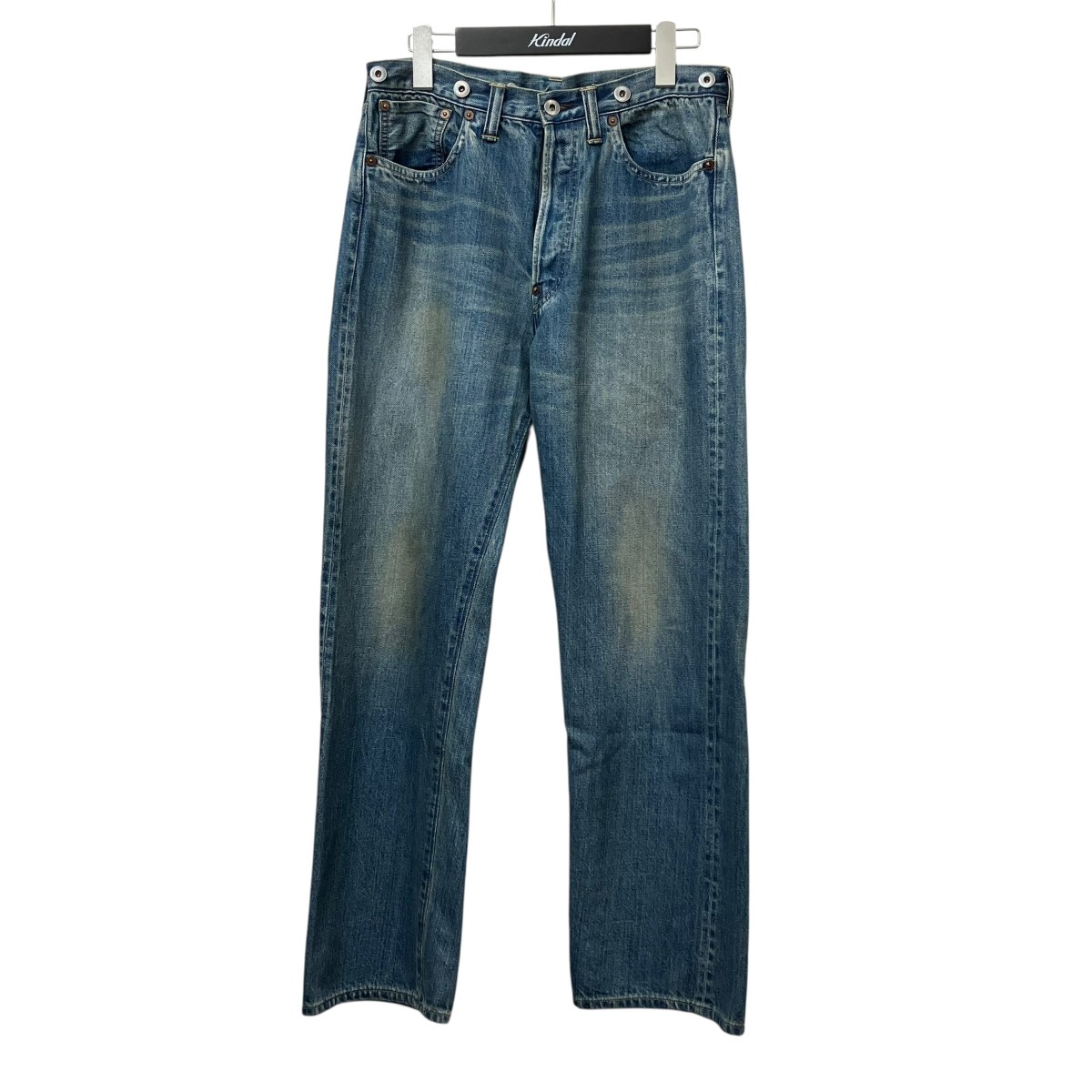 【タグ付き】a.presseアプレッセ デニムパンツ インディゴ size32 アプレッセ A．PRESSE 25AW No．22 Washed Wide Denim Pants