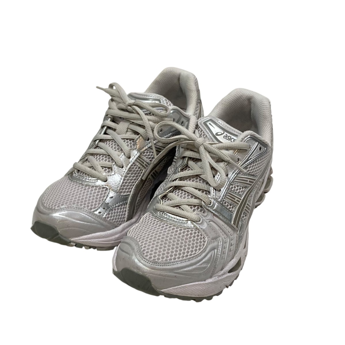 【中古】 asics　 GEL-KAYANO 14 スニーカー F450923 シルバー サイズ：26.5cm 【040426】（アシックス）