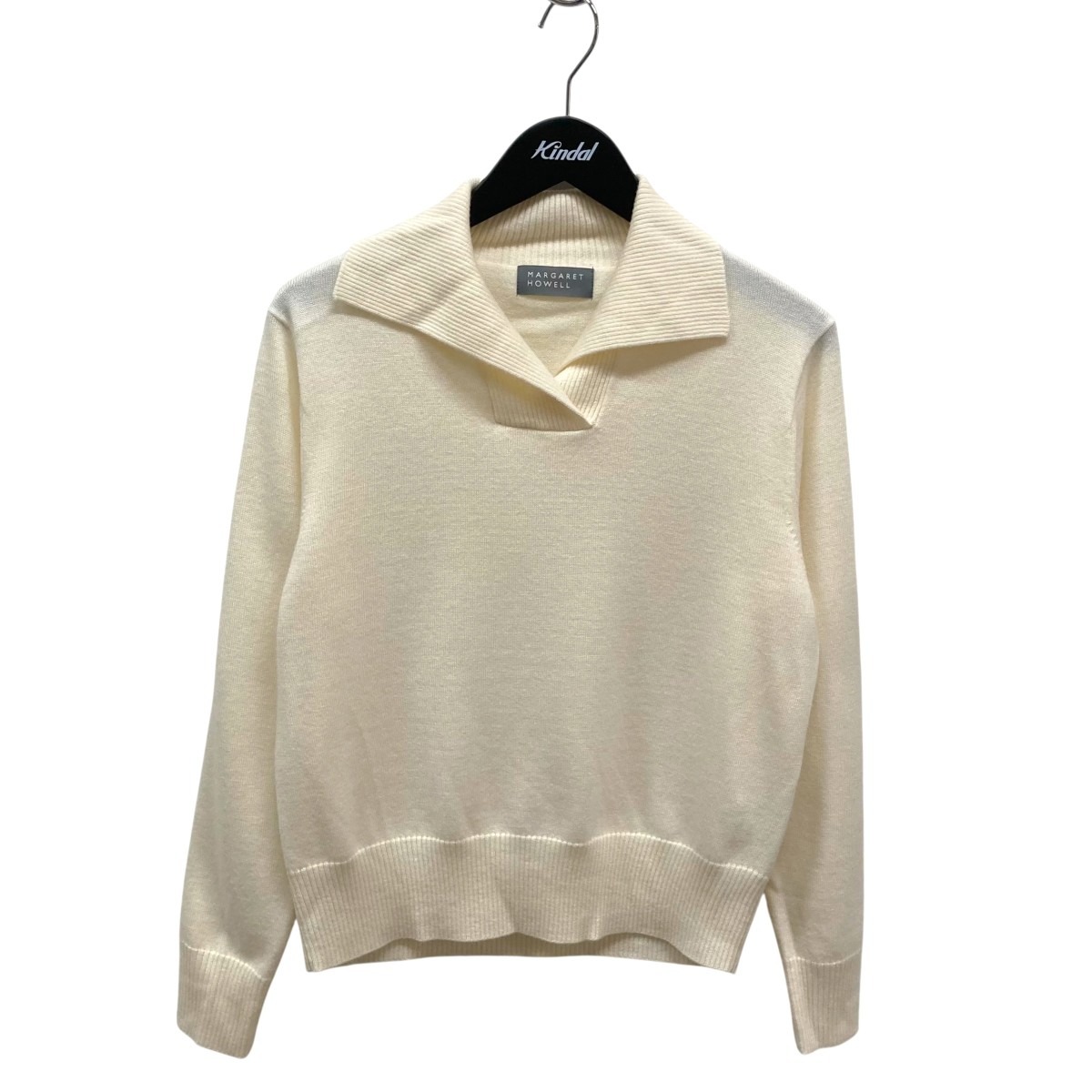MARGARET HOWELL カシミヤ100% ハイネックニット モカベージュ マーガレットハウエル MARGARET HOWELL ニット セーター