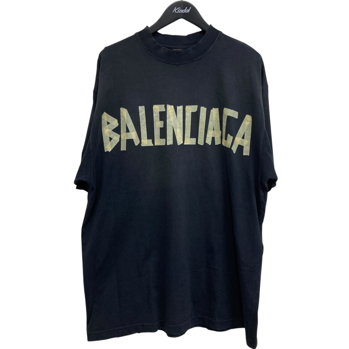 直営店☆BALENCIAGA☆ BE KIND オーバーサイズ Tシャツ / BLACK BALENCIAGA バレンシアガ 23AW Be Kind Tee オーバーサイズT