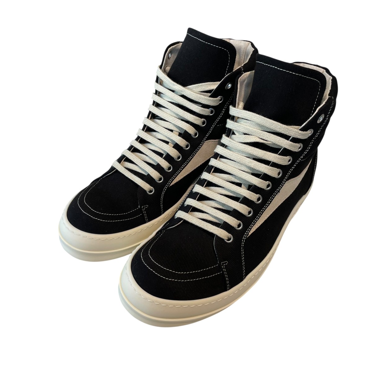 【関税込】Rick Owensリックオウエンス Geobasketハイスニーカー Rick Owens リックオウエンス GEOBASKET ジオバスケットレザー