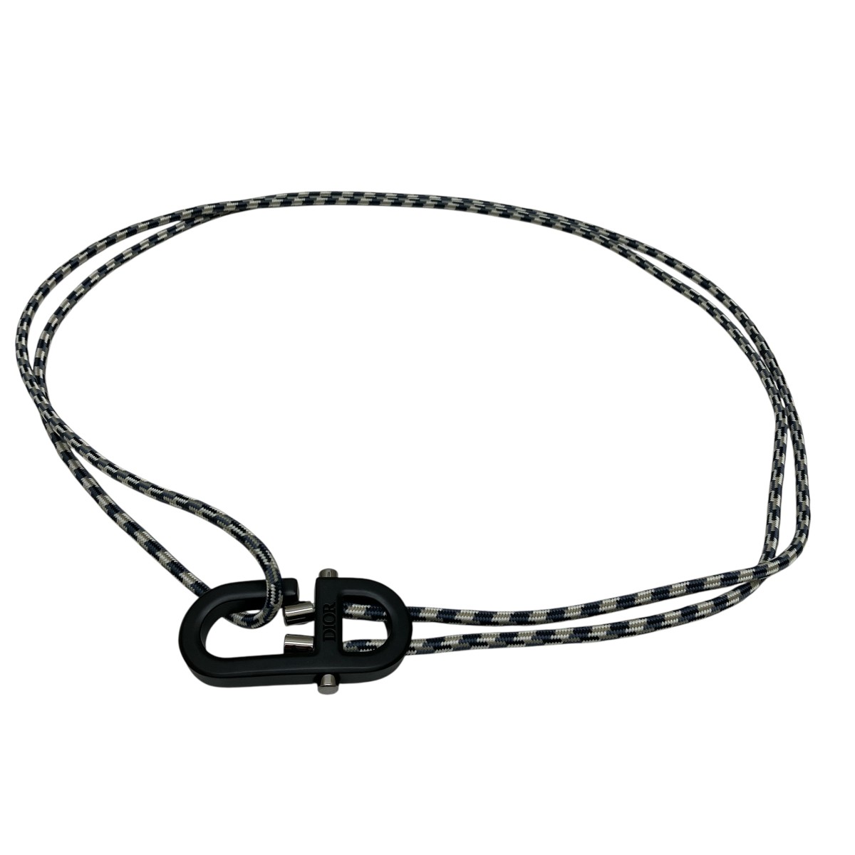 【中古】 Christian Dior　 ロープベルト ネイビー サイズ：Free 【060825】（クリスチャンディオール）