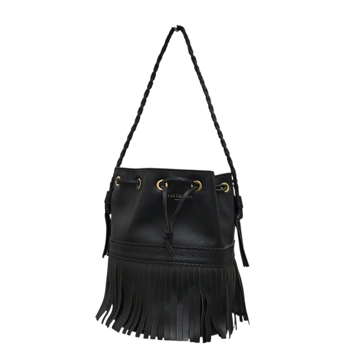 【中古】 J＆M DAVIDSON　 FRINGE CARNIVAL ショルダーバッグ ブラック 【060825】（ジェイアンドエムデヴィッドソン）