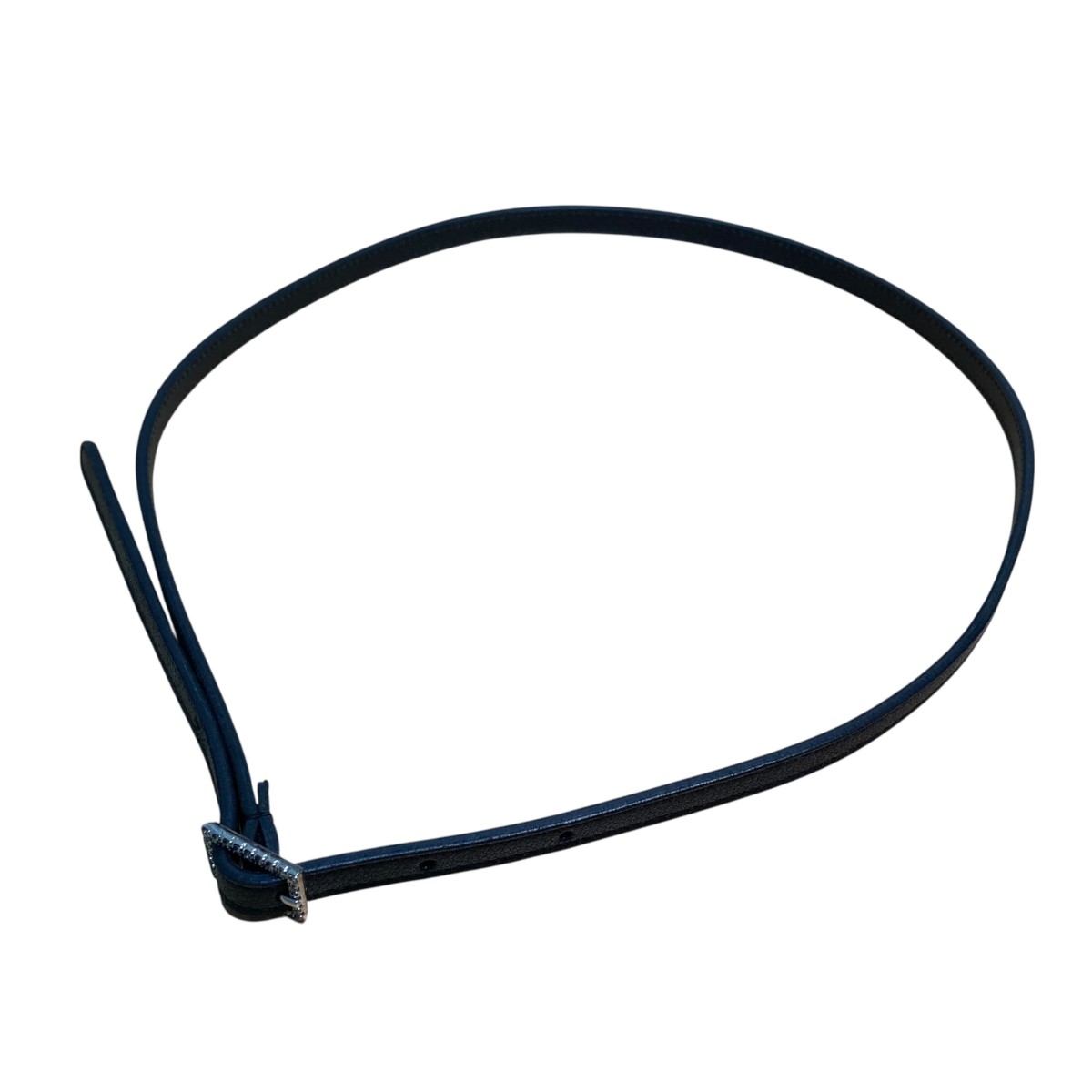 【中古】Saint Laurent Paris　スワロバックルレザーベルト ブラック 【070825】（サンローランパリ）｜ブランド古着のカインドオル 28,897円