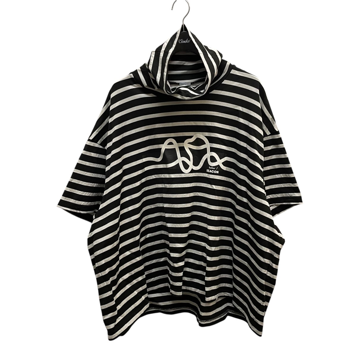 kolor 23SS レイヤードシャツ・White (Size 2) スーパードライ セミワイドカラードレスシャツ｜長袖｜ニコル