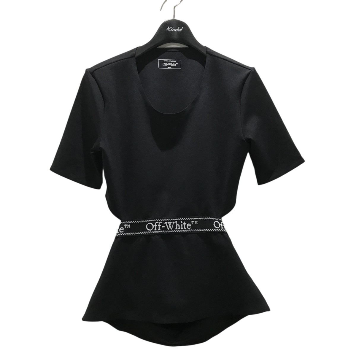 【中古】 OFFWHITE　 バックデザインTシャツ OWVA043S24JER001 ブラック サイズ：XL 【170326】（オフホワイト）