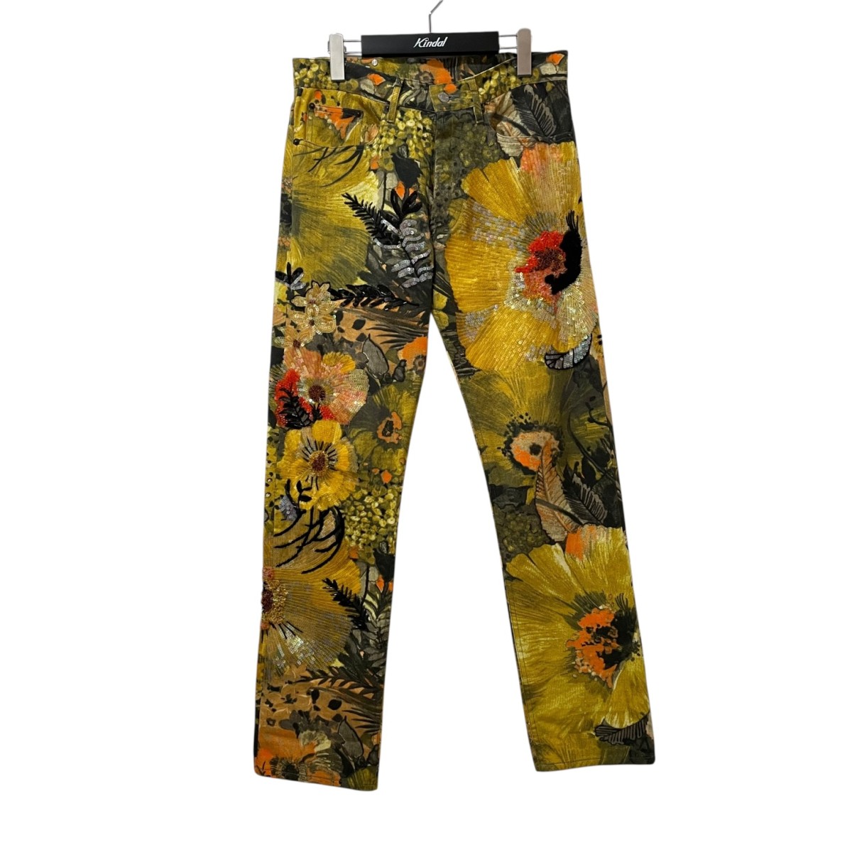 楽天市場】【中古】DRIES VAN NOTEN フラワー柄パンツ イエロー