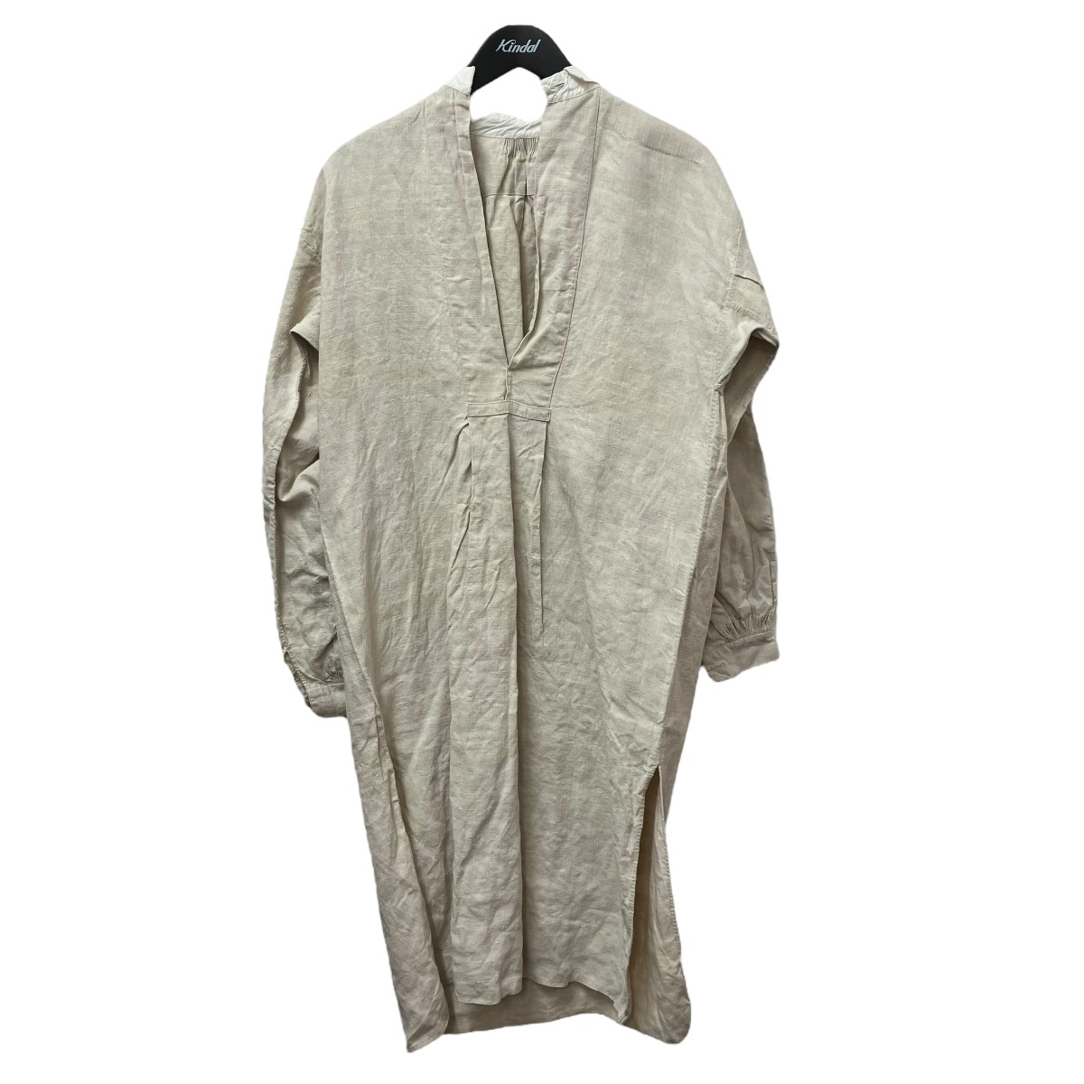 【中古】VINTAGE~30s French Linen Smock ベージュ【価格見直し】|ブランド古着のカインドオル
