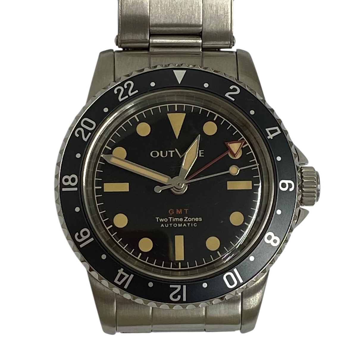 Incipio インキピオ ゼログラフ 2 自動巻き 腕時計 箱付き INCIPIO インキピオ EX2タイプ GMT 1655 ゼログラフ6 回転ベゼル