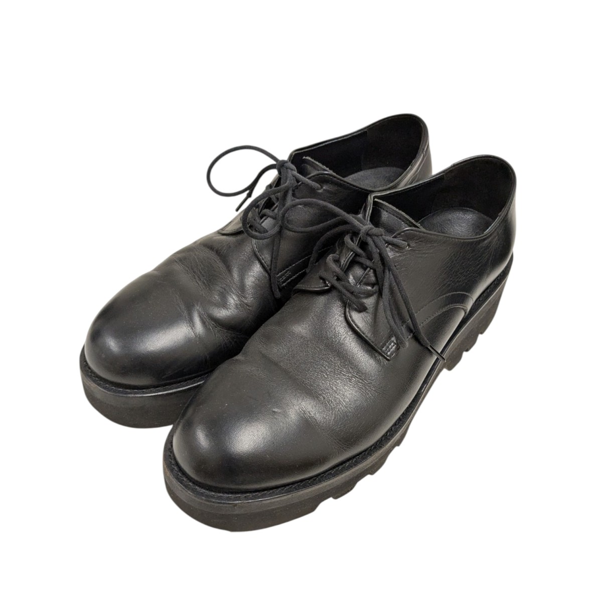 ladmusicianバックジッププラットフォームブーツ LAD MUSICIAN - Side Gore Heel Boots | fakejam