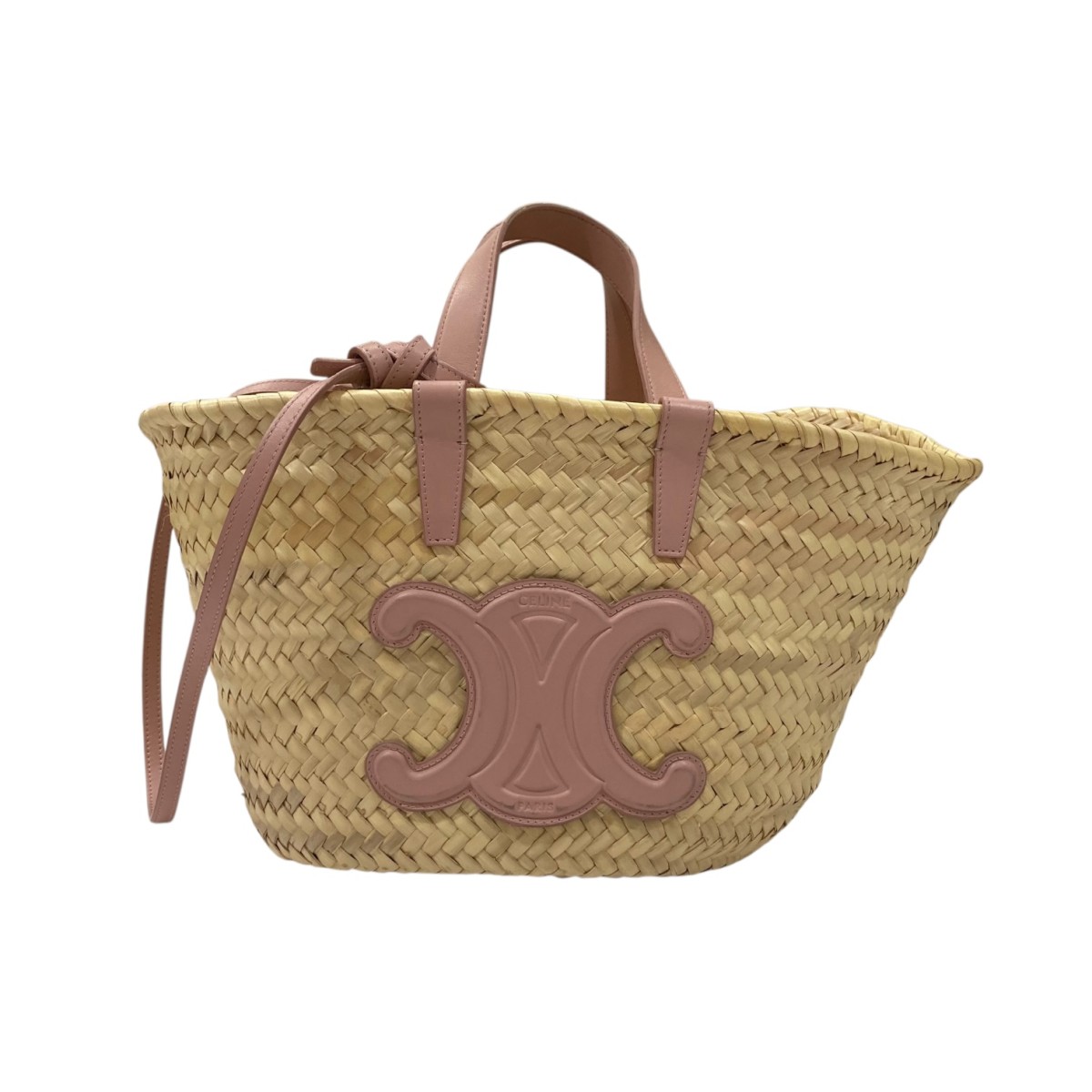 CELINE かごバッグ ベージュ ブラウン 大人気♪【CELINE】ティーン サプライル パニエ カゴバッグ