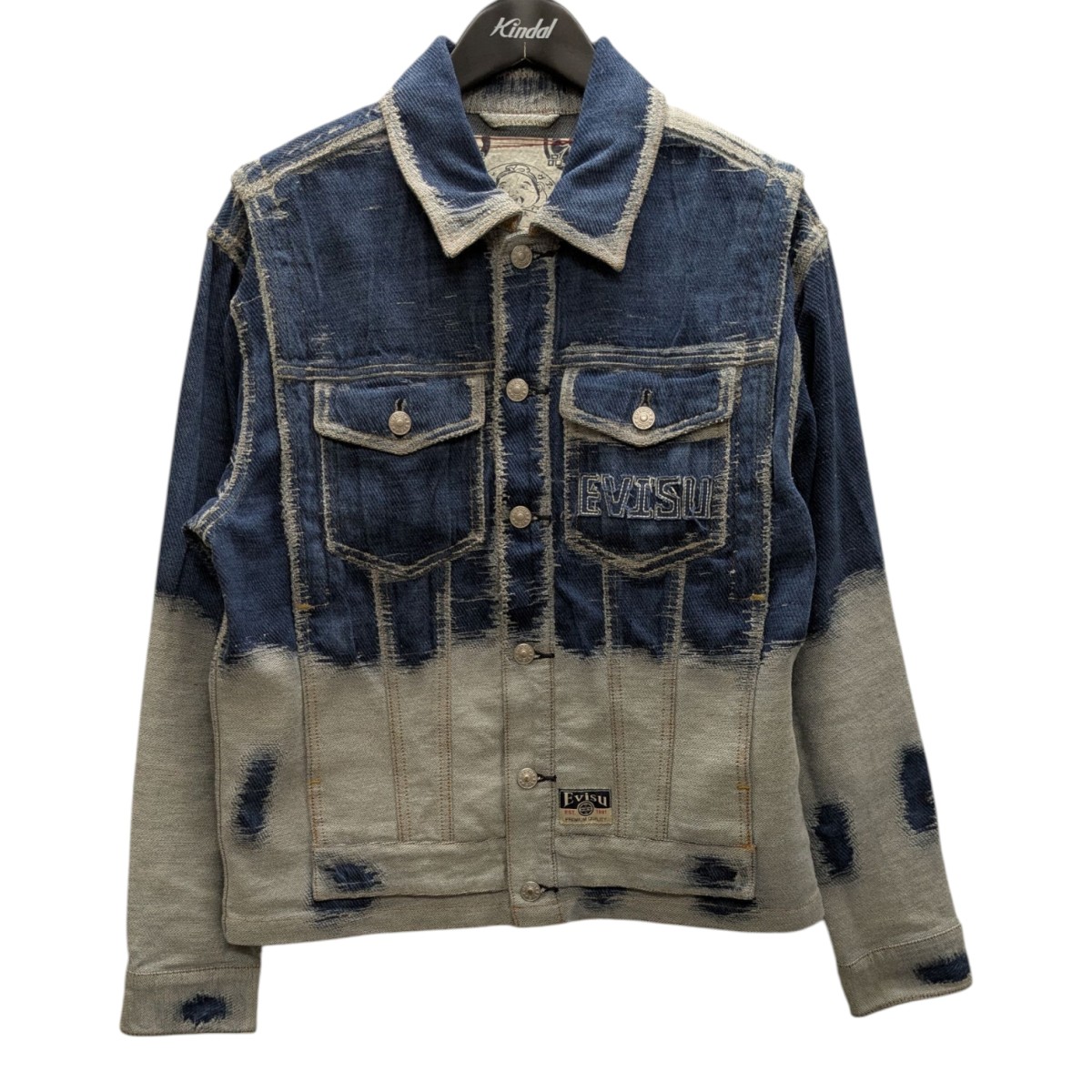 EVISU エヴィス チェック　ダウンジャケット　カーキ系 古着90s VERY NaVY 2023年12月号掲載】エアリーグレース ショートダウン