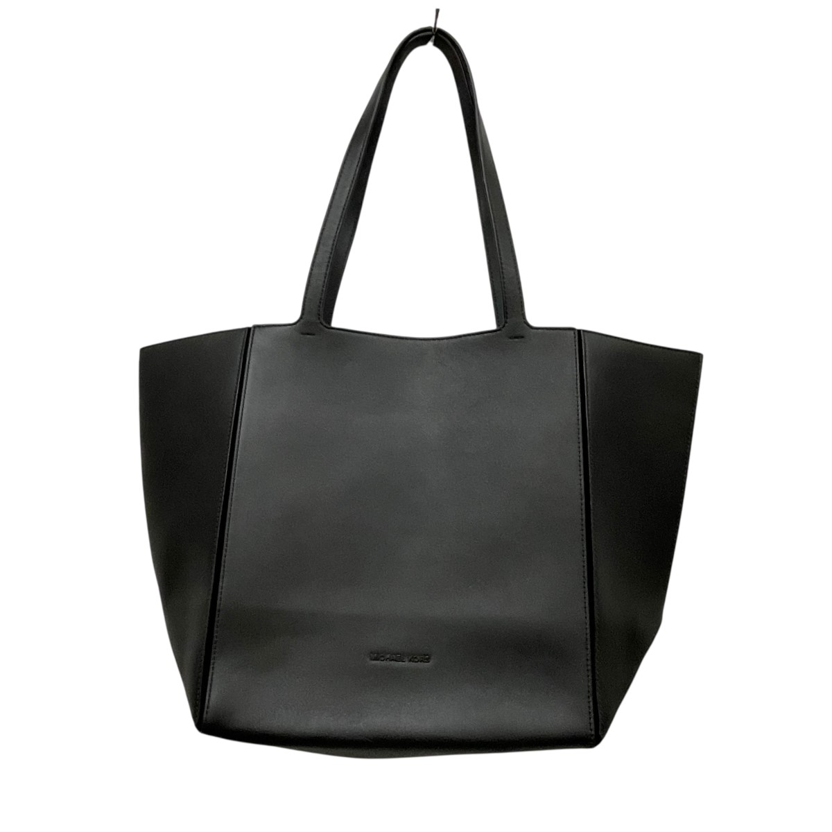 【中古】 MICHAEL KORS JORDI レザー トート ラージトートバッグ ハンドバッグ ブラック サイズ：ONESIZE 【価格見直し】