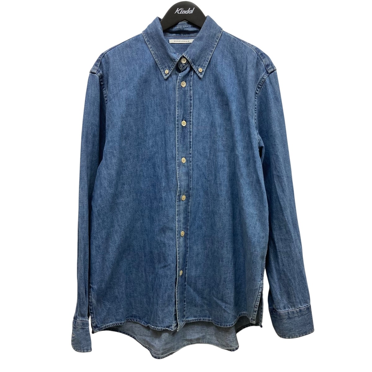 【中古】\u003cBR\u003eSUNFLOWER\u003cBR\u003eジーンズプルオーバー 1189 インディゴ 大きさ：M\u003cBR\u003e【通貨価値思いなおす】