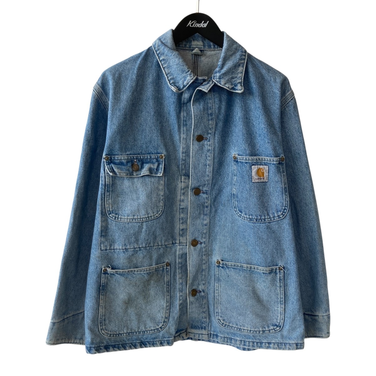 雰囲気抜群 60s 70s carhartt vtg デニム カバーオール 70's Carhartt デニム カバーオール - used&vintage box Hi-smile