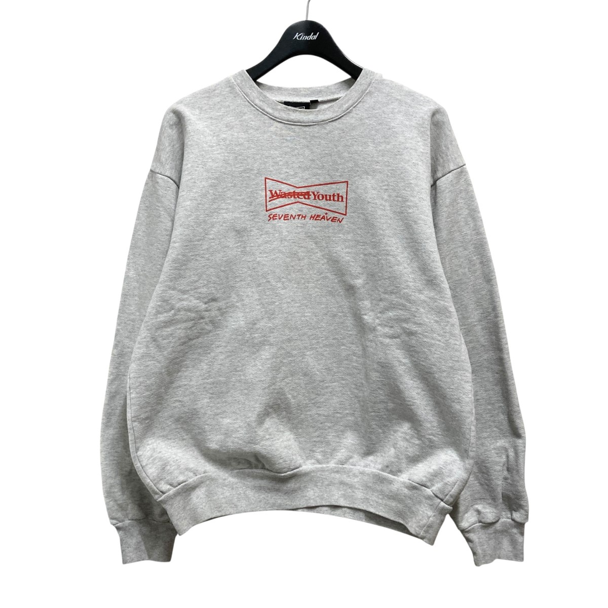 【中古】\u003cBR\u003eWasted Youth\u003cBR\u003eOTSUMO PLAZA 裏起毛流汗 薄墨色 大きさ：M\u003cBR\u003e【必要経費思いかえす】