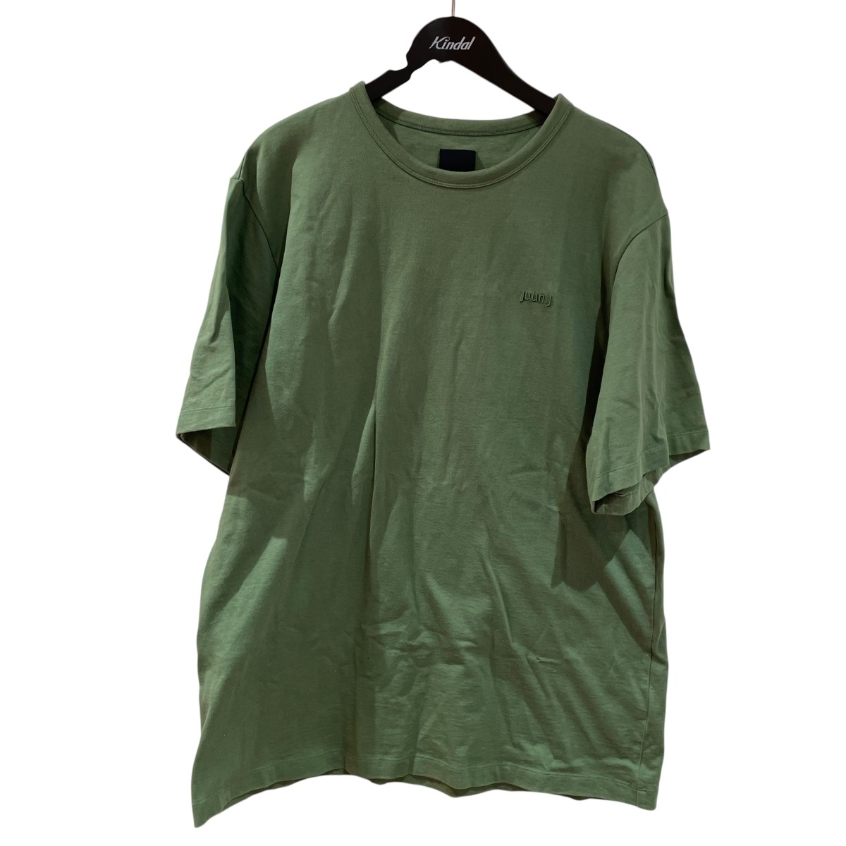 【中古】Juun．J 半袖ティーシャツ JC1342P20H 緑であること 大いさ：L 【080426】（ジュンジー） Tシャツ・カットソー-トップス-メンズファッション