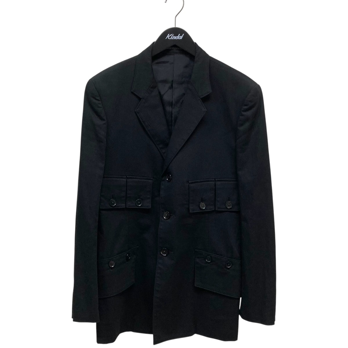 YOHJI YAMAMOTO HOMME 敗残兵期 ジャケット ヨウジ HH-J64-113 REPLICA 2008年 敗残兵期 復刻 鳩抜染 ジャケット