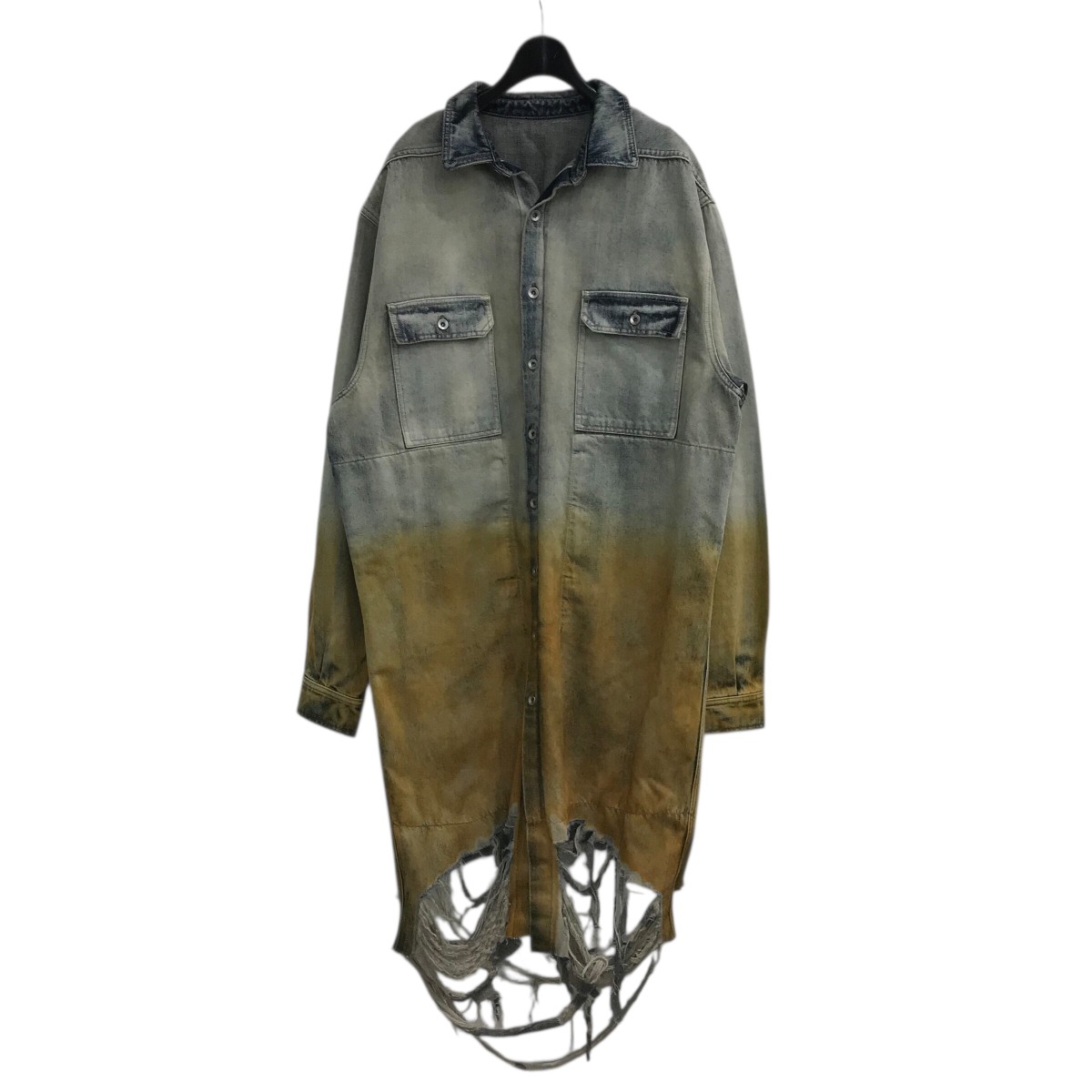 【中古】 DRKSHDW アウターシャツジャケット DU01D1753 DKYDFR スカイ×オレンジデグレード サイズ：S 【価格見直し】