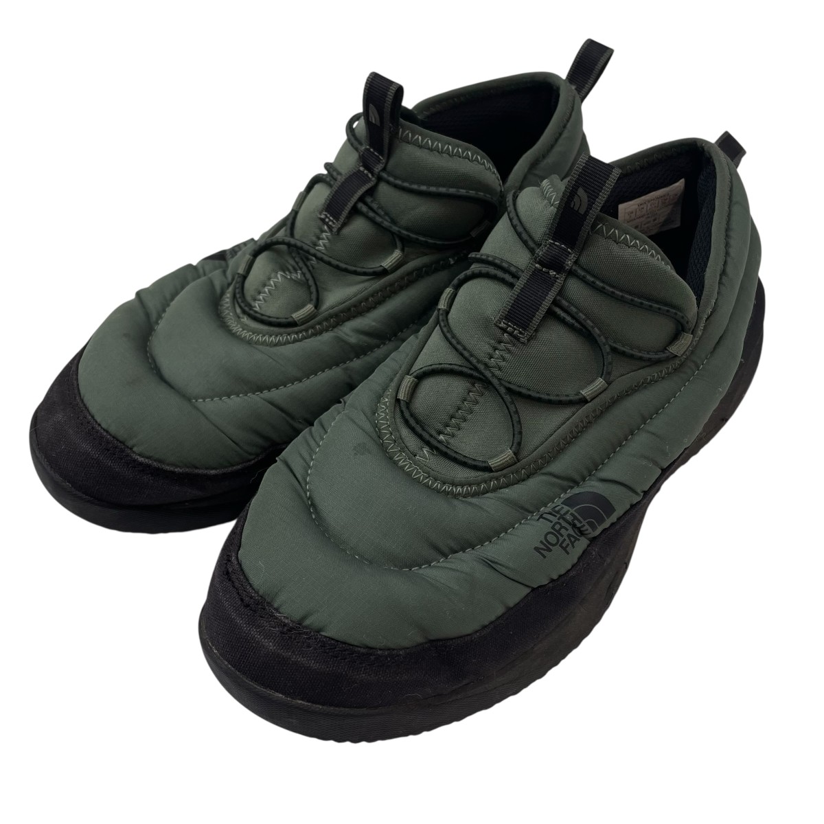 【中古】 THE NORTH FACE 防寒 スリッポン シューズ NF0A7W4P グリーン サイズ：26.0cm 【価格見直し】