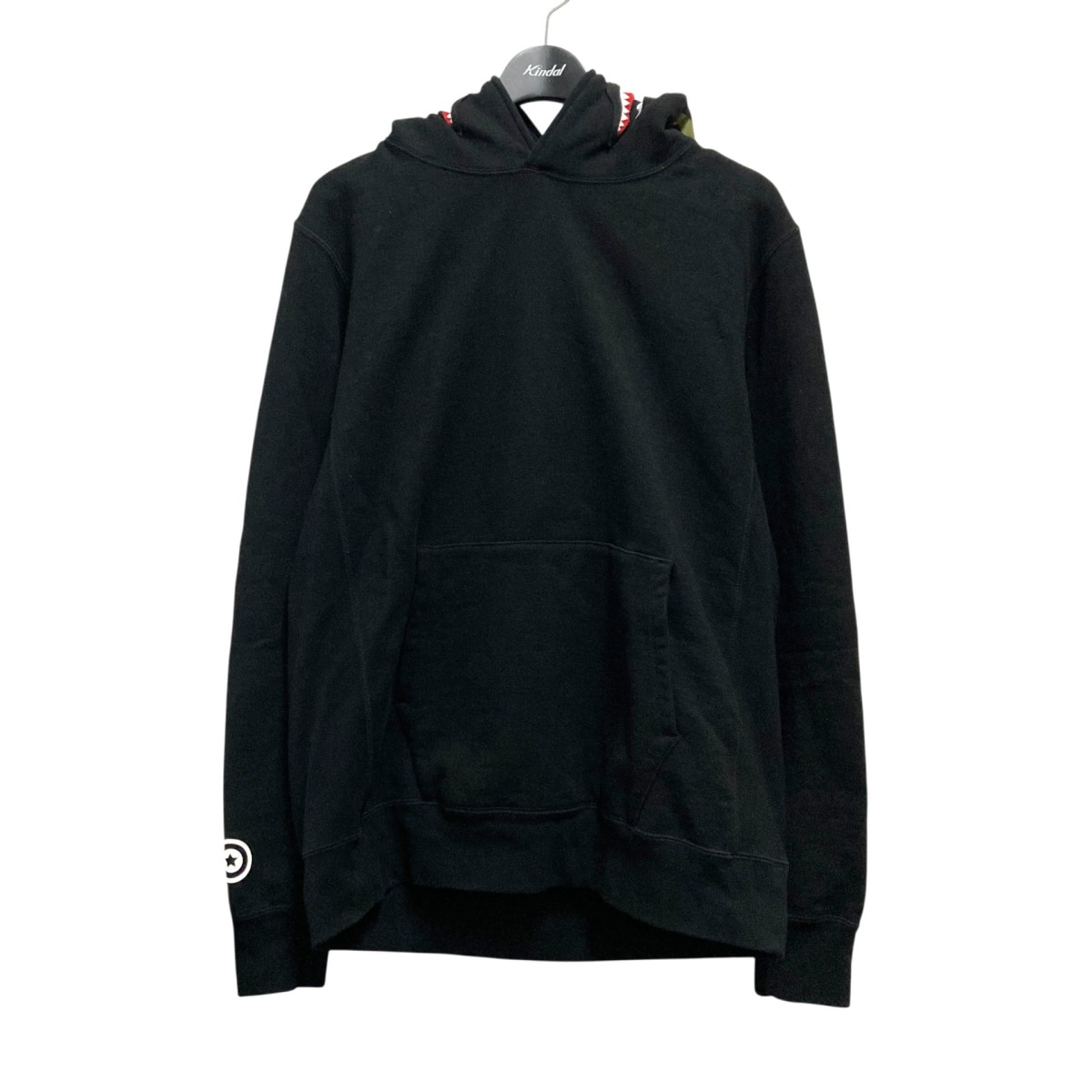 【中古】\u003cBR\u003eA BATHING APE\u003cBR\u003eティーシャツパーカー 001PPK801013M 黒いこと 大きさ：L\u003cBR\u003e【必要経費思いかえす】